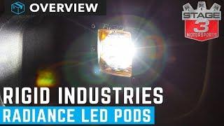 Rigid Industries Radiance Series Amber Back-Light LED Pod Overview