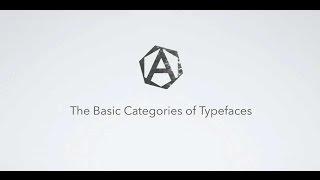 Almost Inevitable: Typography - Categories of Type