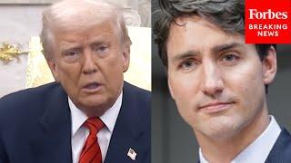 BREAKING NEWS: Trump Doubles Down On Canada Tariffs, Says Canada 'Only Works As A State'