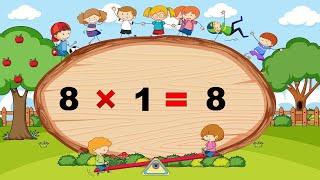 8-x1=8 Multiplication, Table of Eight 8 Tables Song Multiplication Time of tables - MathsTables