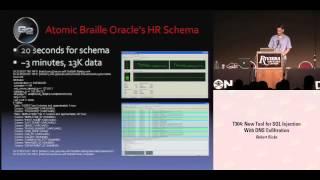 DEF CON 16 Hacking Conference Presentation By Robert Ricks - New Tool For SQL Injection - Video and Slides