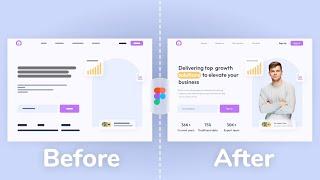 How to Design an AWESOME Landing Page (Figma Tutorial)