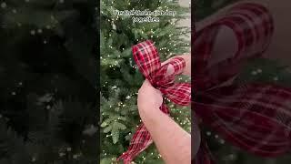 Christmas Hacks 86--How to decorate a Christmas tree with ribbon ? #christmas #christmasdecor #xmas