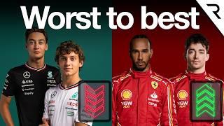 Every 2025 F1 driver line-up ranked from worst to best