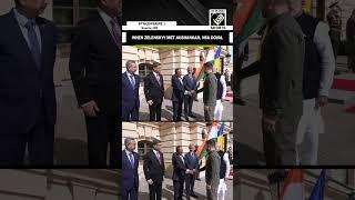 Ukraine President Zelenskyy welcomes PM Narendra Modi in Kyiv for bilateral talks