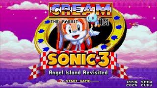 Extra Slot Cream The Rabbit in Sonic 3 A.I.R. (V1.1)  Extended Gameplay (1080p/60fps)