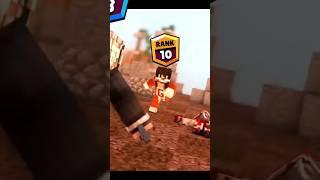 Brawl Stars RANK UP MINECRAFT #brawlstars #minecraft #shorts