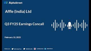 Affle (India) Ltd Q3 FY2024-25 Earnings Conference Call