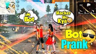 BOT PRANK WITH RANDOM TEAMMATE ON CLASH SQUAD -Garena Free Fire