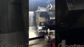 short y axis turning center #shorts #fanuc #cnc #retrofitting