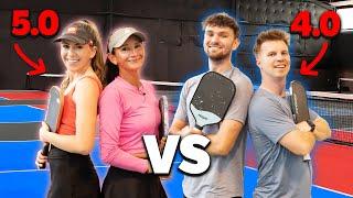 Can 4.0 Men Beat 5.0 Women in Pickleball??