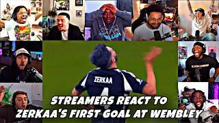 Streamers React to Zerkaa’s First Penalty Goal at Wembley Stadium | Sidemen Charity Match 2025