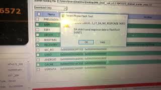 SP Flash Tool BROM Error NO RESPONSE 4001 SOLUTION