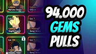 I SPEND 94.000 GEMS   ROBLOX PAPTAB ANIME VANGUARDS