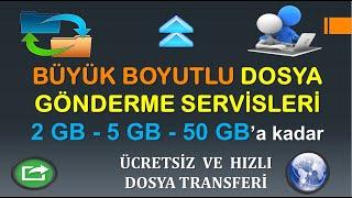 Büyük Boyutlu Dosya Gönderme 2 GB - 5 GB - 50 GB’a kadar | Ücretsiz ve Hızlı Dosya Gönder WeTransfer