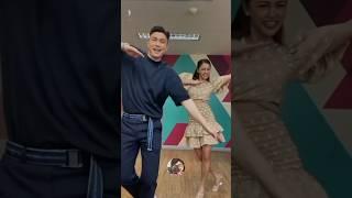 WATCH: KIM CHIU NAPALABAN SA NEW DANCE MOVES NI KUYS VHONG NAVARRO, ANG ANGAS! #dance #fyp #viral