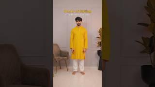 Styling Kurta | Wedding outfit for men #fashion #traditional #ethnic