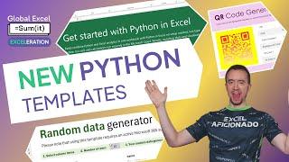 3 NEW Python in Excel templates!