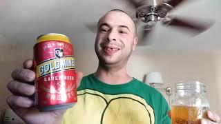 Gold mine lager (99cent store beer) with buzzing on a budget