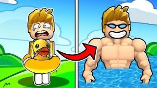 HOW TO GET SUPER STRONG in Roblox Swim League