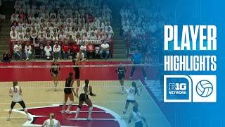 Taylor Landfair Highlights vs. Wisconsin | Nebraska Volleyball | 11/01/2024