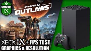 Star Wars Outlaws  - Xbox Series X Gameplay + FPS Test