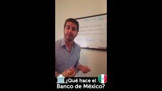 What the Bank of Mexico does in 2 minutes.