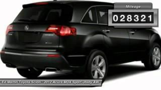 2012 ACURA MDX Anderson, IN 681888A