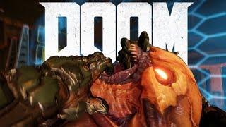 Doomguy In Super Slow Motion (Doom 2016 No HUD Gameplay 4K)