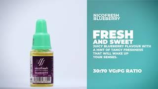 Kix Vaping - Nicofresh Blueberry 10ml - Vaping Liquid Flavours