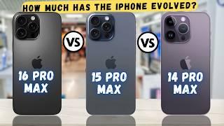 iPhone 16 Pro Max vs 15 Pro Max vs 14 Pro Max  | Full comparison