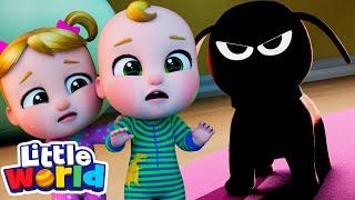 Halloween Monster in the Dark! | Little World By Little Angel | Kids Songs & Nursery Rhymes