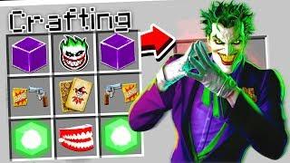 CRAFTING THE JOKER IN MINECRAFT!