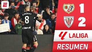 ATHLETIC CLUB venció 2-1 al RAYO VALLECANO de JAMES RODRÍGUEZ. Doblete de Sancet | RESUMEN | La Liga