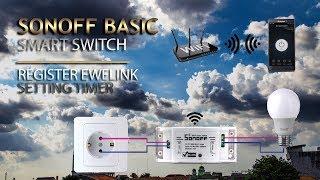 Sonoff WIFI Smart Switch Timer On Off Remote Switch via smartphone