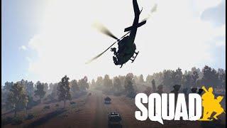 Как стартовать матч на вертолёте в SQUAD