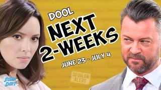 Days of our Lives Next 2-Weeks June 23-July 4: EJ Scrambles & Gwen Slithers In | Soap Dirt Spoilers
