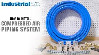 Industrial Air Compressed Air Piping System - Installation