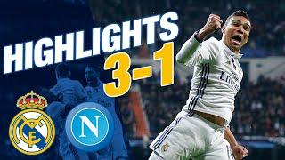 GOALS AND HIGHLIGHTS | Real Madrid 3-1 Napoli | Champions League