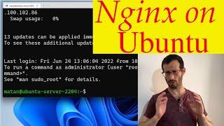 How to install and run Nginx web server in Ubuntu Server 22.04