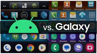 Android Home Screens over the years: Stock vs Samsung!