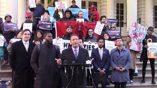 Council Member Kallos & Progressive Caucus Rally in Support of Right To Know bill