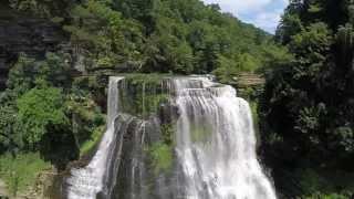 Burgess Falls (with Aerial Footage)