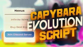 Capybara Evolution script – (INF Wins, Buy best egg)