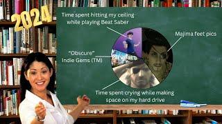 Yet Another Self-Indulgent 2024 Gaming Year in Review Video (Now With Pie Charts!)