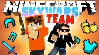 ПЕРВЫЕ НА ЦЕНТРЕ! [Minecraft Team SkyWars Mini-Game]