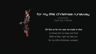 for my little christmas ruaway Lyric video