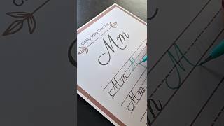 A-Z Calligraphy Practice Worksheet