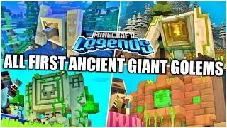 Minecraft Legends - Unlock All Firsts Ancient Giant Golem Locations All-Star Cast Trophy Achievement