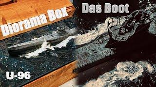 Das Boot Diorama Box 1:144 Revell U 96 realistic Figures - no epoxy - Aluminium water